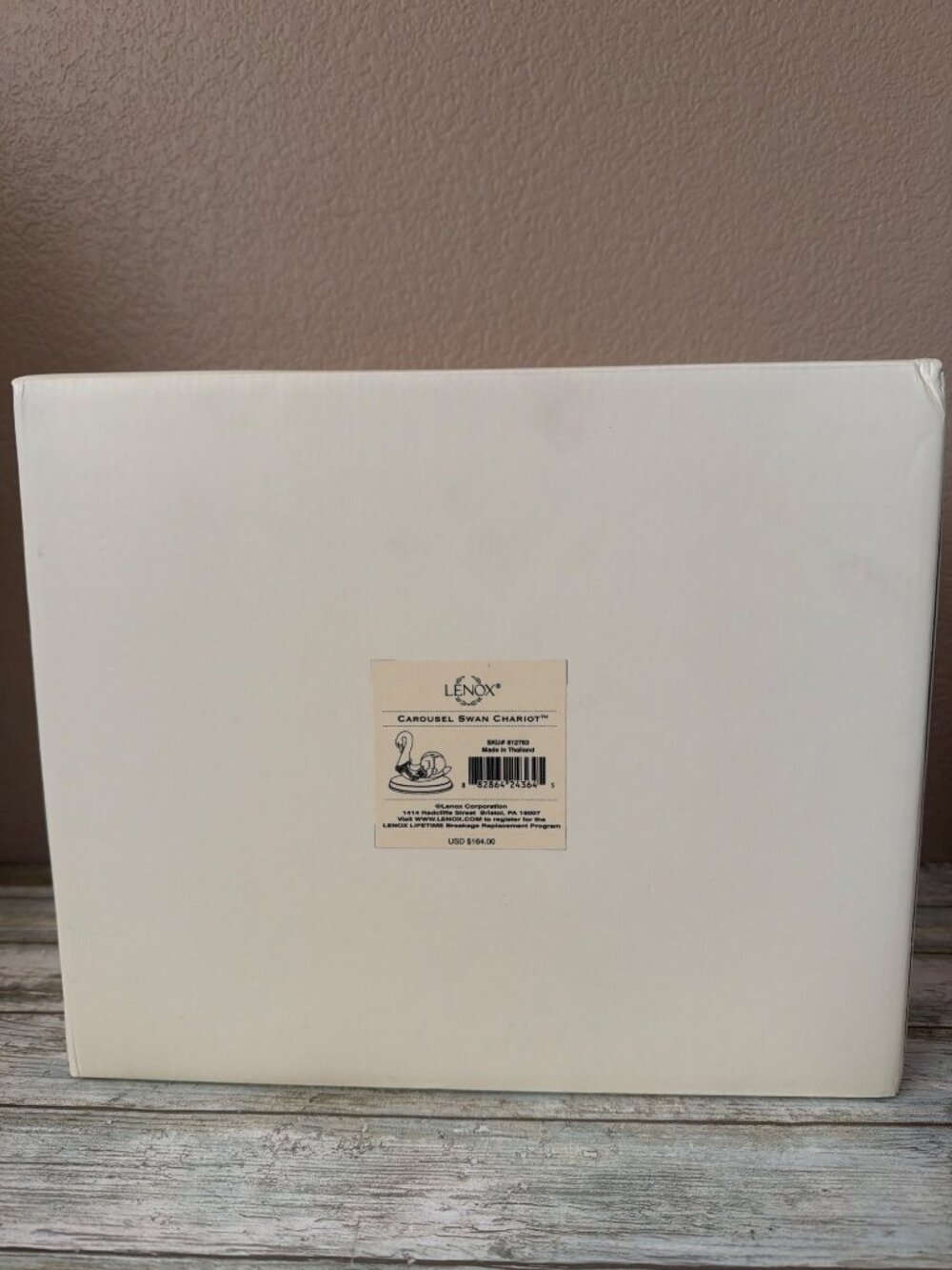 2009 Lenox 120th Anniversary Carousel Swan Chariot Limited Edition NEW in Box - Picture 4 of 16